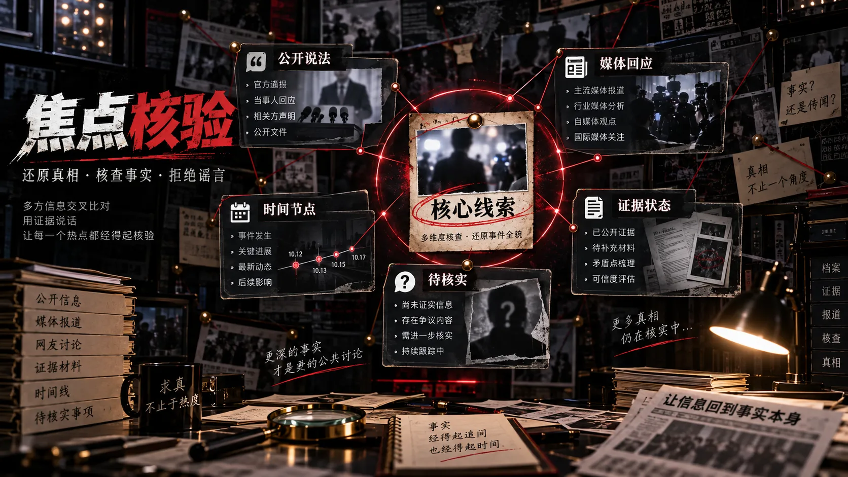 公开话题与信息核验焦点